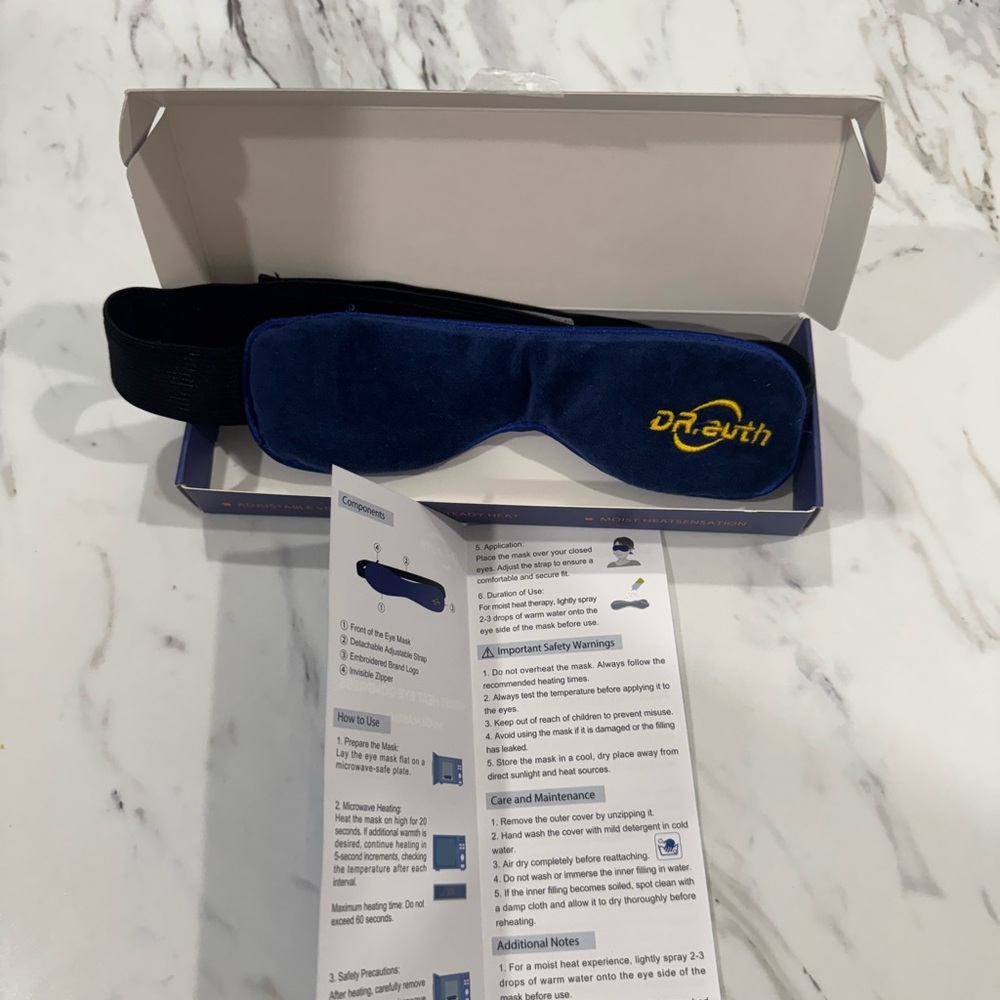 Dr.Auth Heated Eye Mask - Comfort Blue - Picture 9 of 9